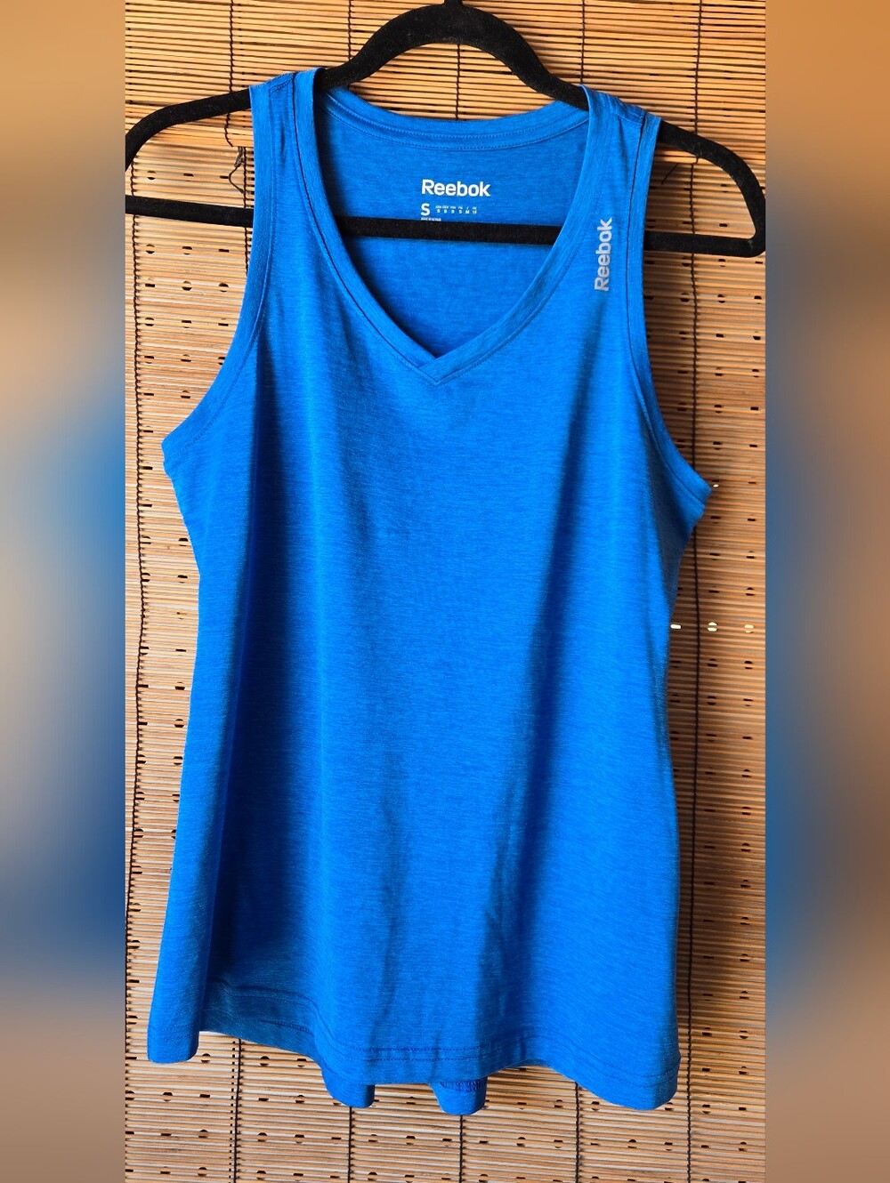 Reebok Women's Blue Performance Tank Top | Size Small | Sleeveless Athletic Wor